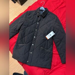 RAINFOREST Men's Brown Quilted Puffer Jacket